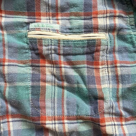 Scotch & Soda | Plaid blue flannel button up - Picture 4 of 16